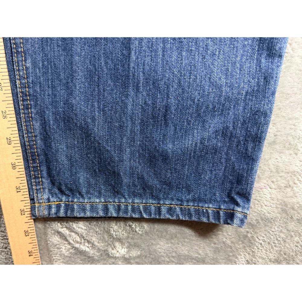 Cinch White Label Mens Relaxed Fit Straight Leg Blue Denim Jeans 38x32 Western - Picture 8 of 10